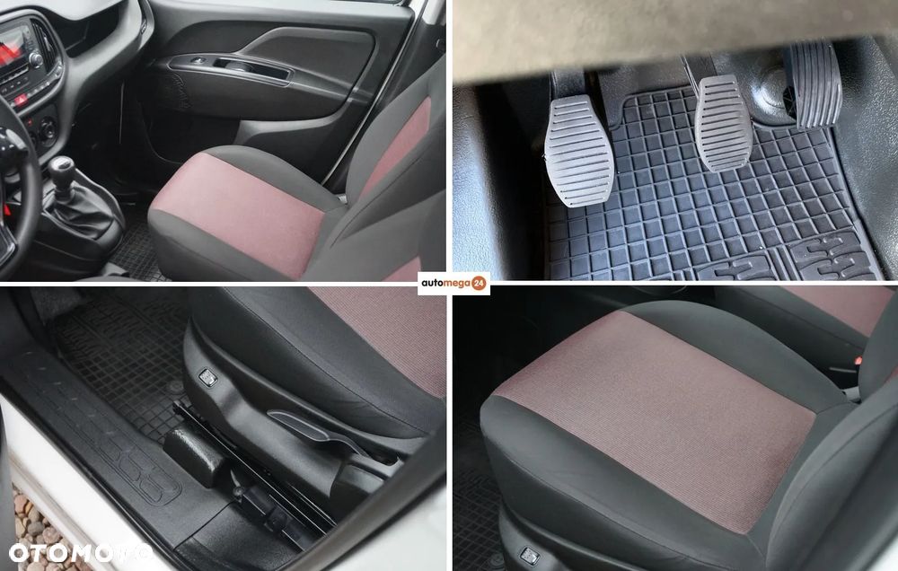 Fiat DOBLO PROFESSIONAL L2H1 Long MAXI VAN WZMOCNIONY Ładowność 961kg, Homologacja cięż. VAT-1, HAK wpinany 1300kg, Alarm, Czujniki parkowania, Halogeny, Podgrzewane fotele, Koła 16' MOCNY SILNIK 1.6 MultiJet, 105KM Emisja spalin Euro-6, Skrzynia biegów 6cio stopniowa! Zabudowa paki, F-VAT23% - 5