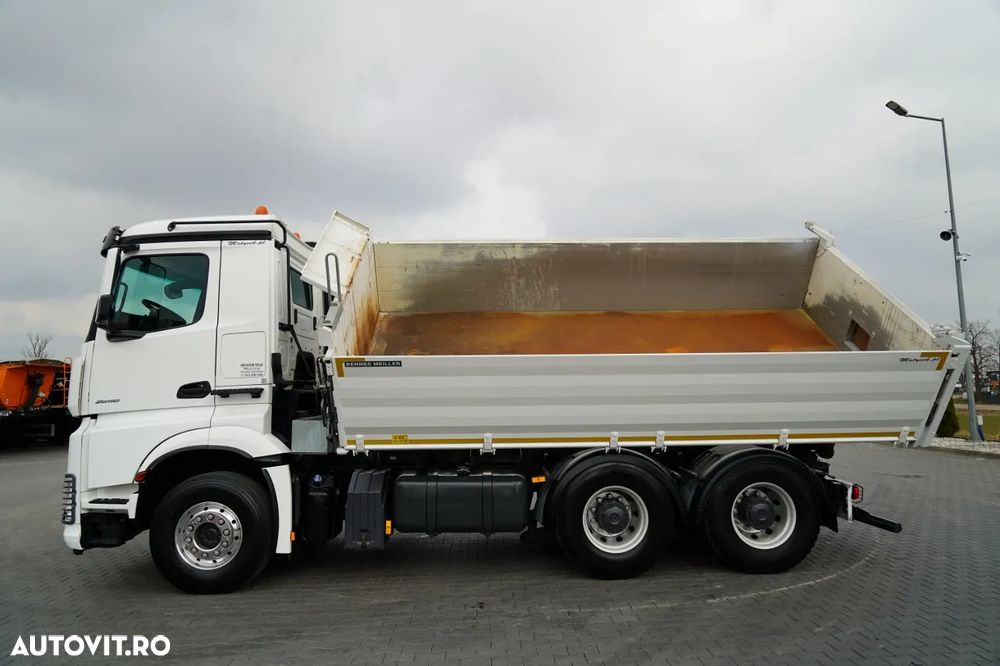 Mercedes-Benz AROCS 2658 / BASCULATOR 3 LATE / SARCINĂ UTILĂ 14 TONE / JANTE DIN ALIAJ / EURO 6 - 9