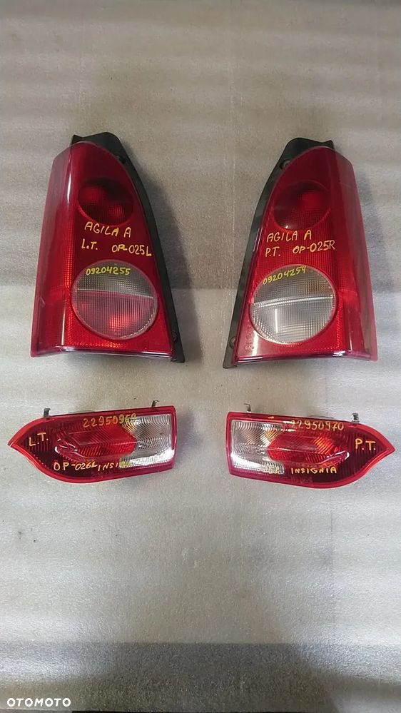 LAMPY TYŁ LEWE PRAWE OPEL LAMPA PRZECIWMGIELNA - 27