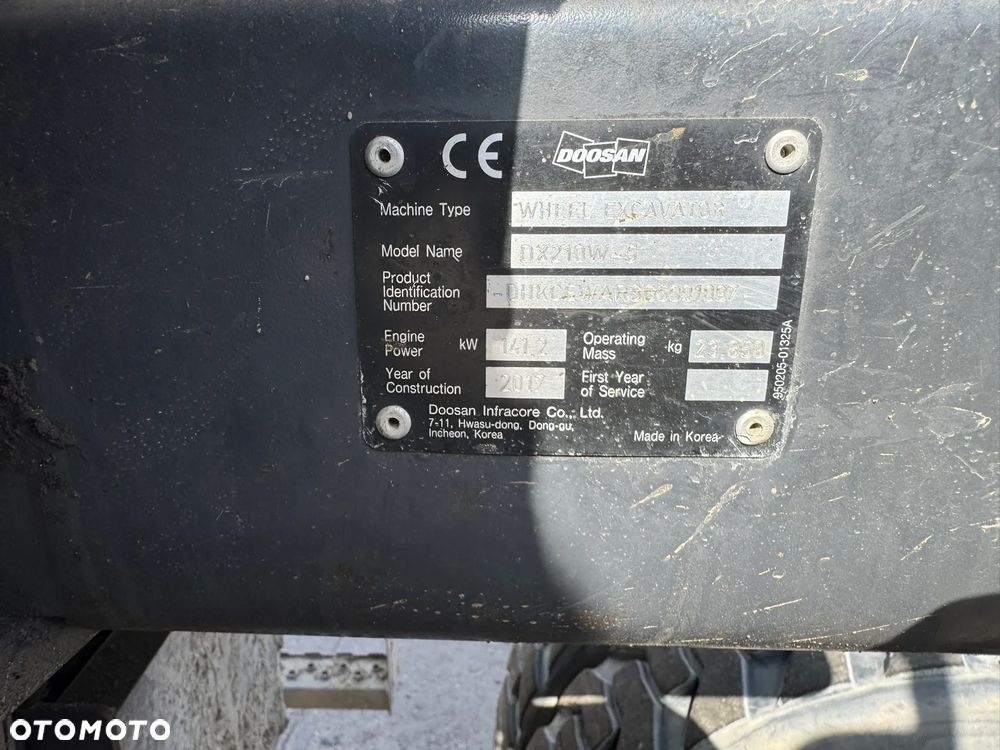 Doosan DX210W - 9