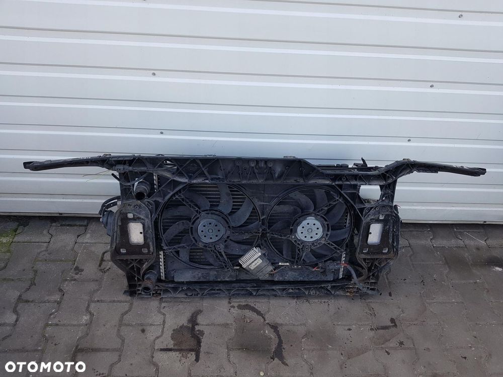 AUDI A4 B8 08-11r 2.0 TDI PAS PRZEDNI CHŁODNICE WENTYLATORY MANUAL - 3