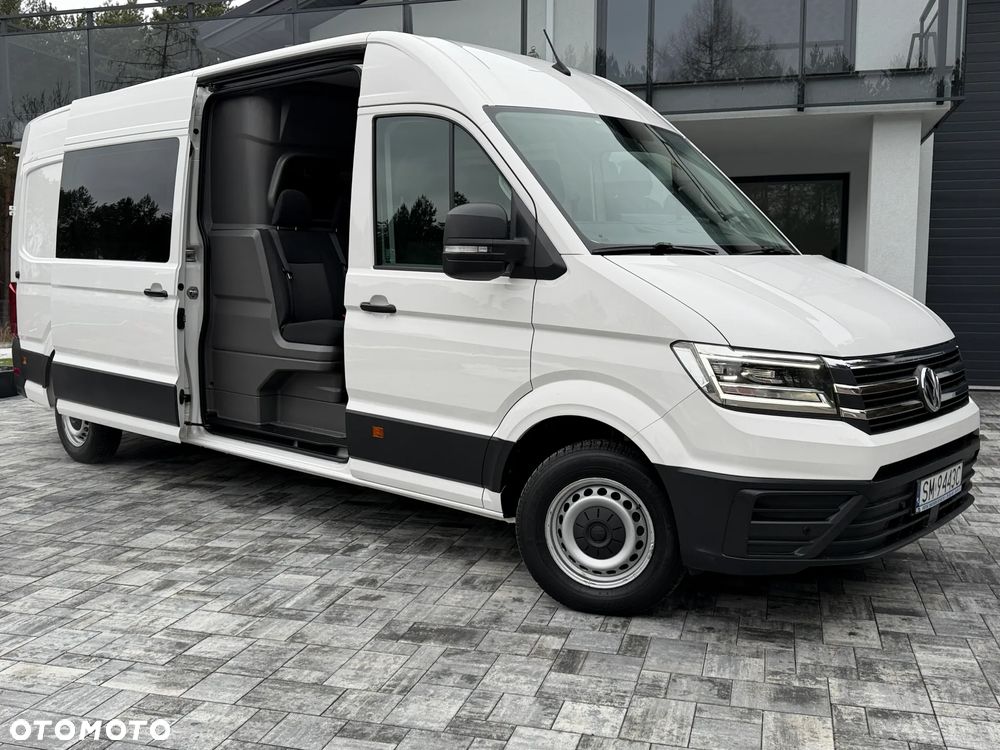 Volkswagen Crafter Brygadowy 7 osób / L4H2 / Oryginalna zabudowa VW / 2.0 TDI 140km / EURO6 / Najbogatsza wersja / FULL LED / Automatyczna skrzynia biegów / FV 23% - 1