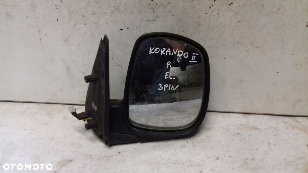 LUSTERKO PRAWE ELEKTRYCZNE 3 PIN SSANGYONG KORANDO 96- - 1