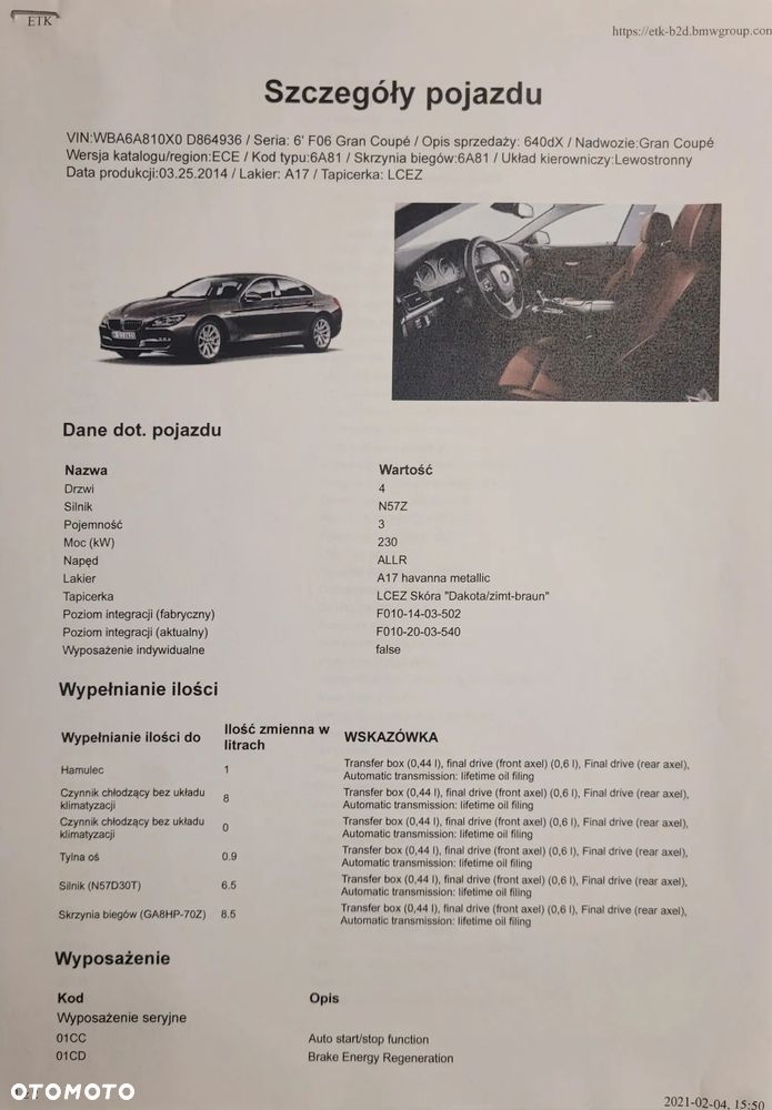 BMW Seria 6 640d xDrive - 12