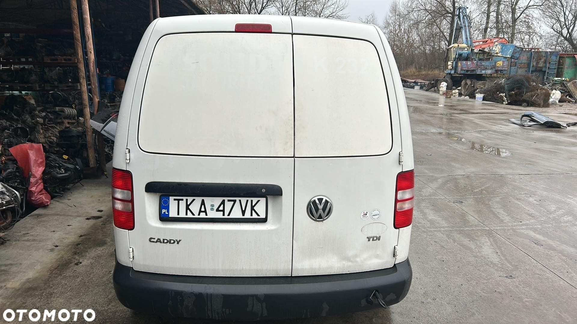 Vw Caddy III zderzak tył tylny - 1