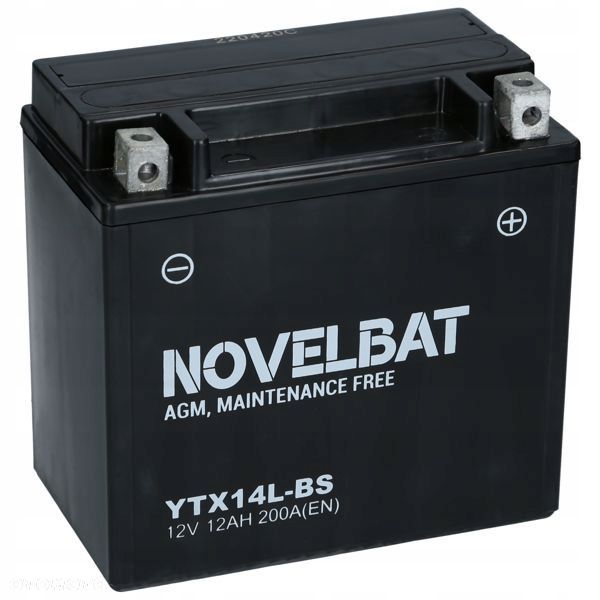 Akumulator Novelbat YTX14L-BS 12V 12Ah 200A 15087146 P - 1