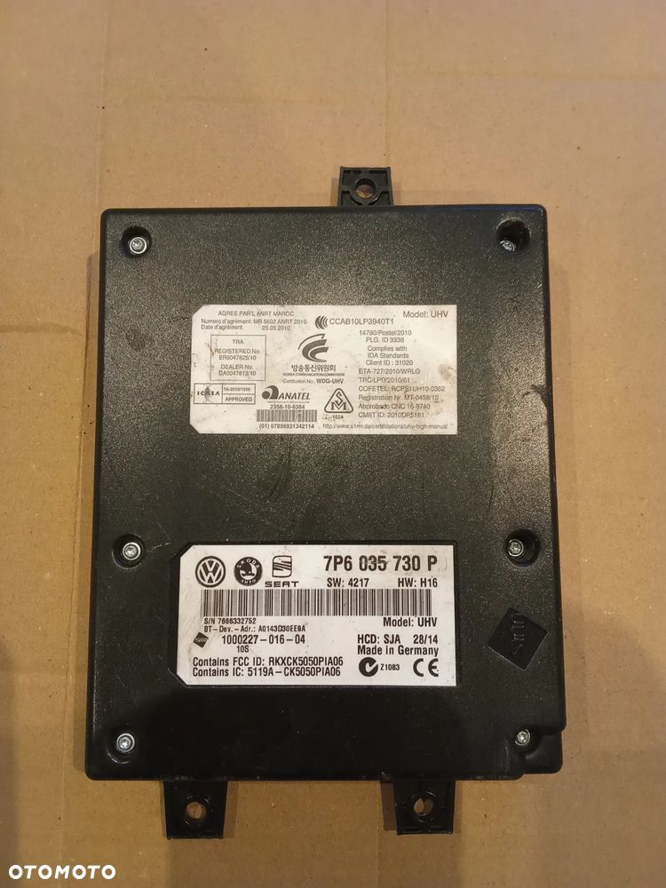 Vw T5 Lift  Multivan moduł Bluetooth 7P6035730P - 1