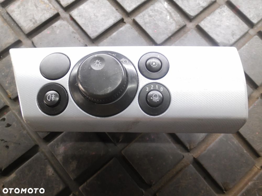 OPEL ASTRA H WŁĄCZNIK ŚWIATEŁ 13100132ZP EUROPA + LISTWA DEKOR - 1