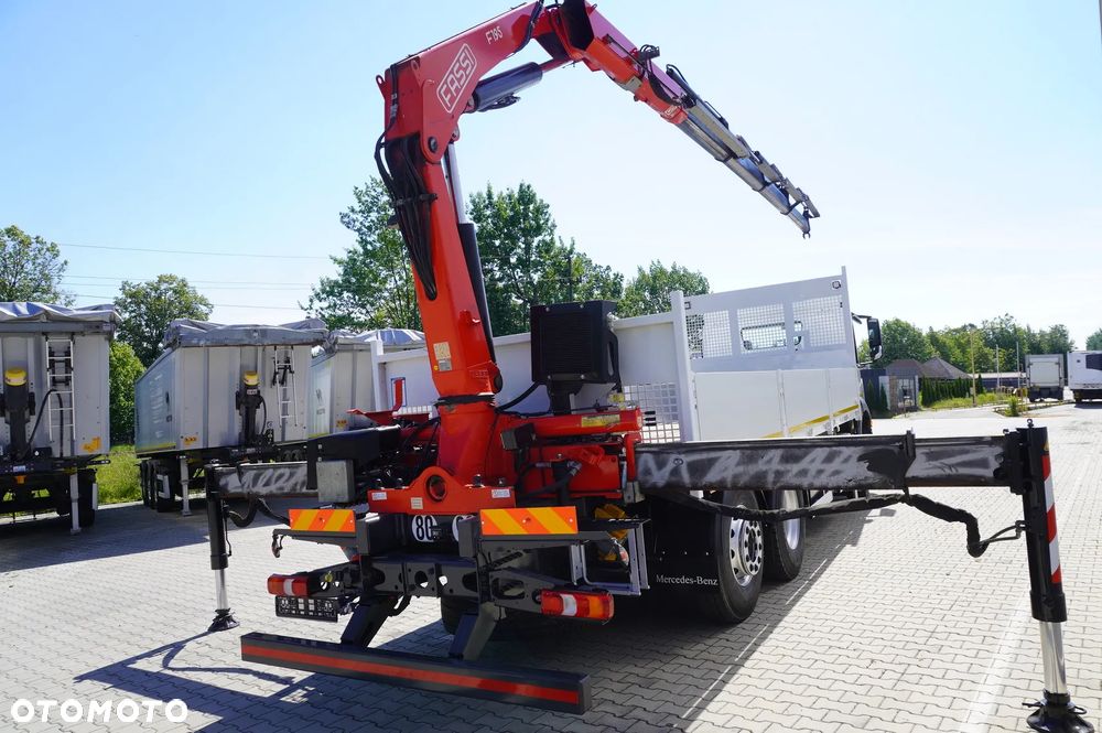 Mercedes-Benz Arocs 2536 6x2 / 200 tys. km / HDS Fassi F195 / Rotator / Pilot / Platforma 17 EPAL - 8