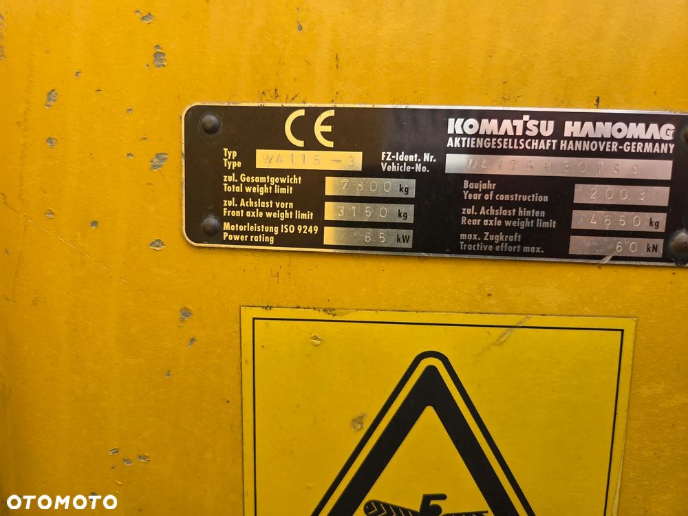 Komatsu WA 115PT-3 - 12