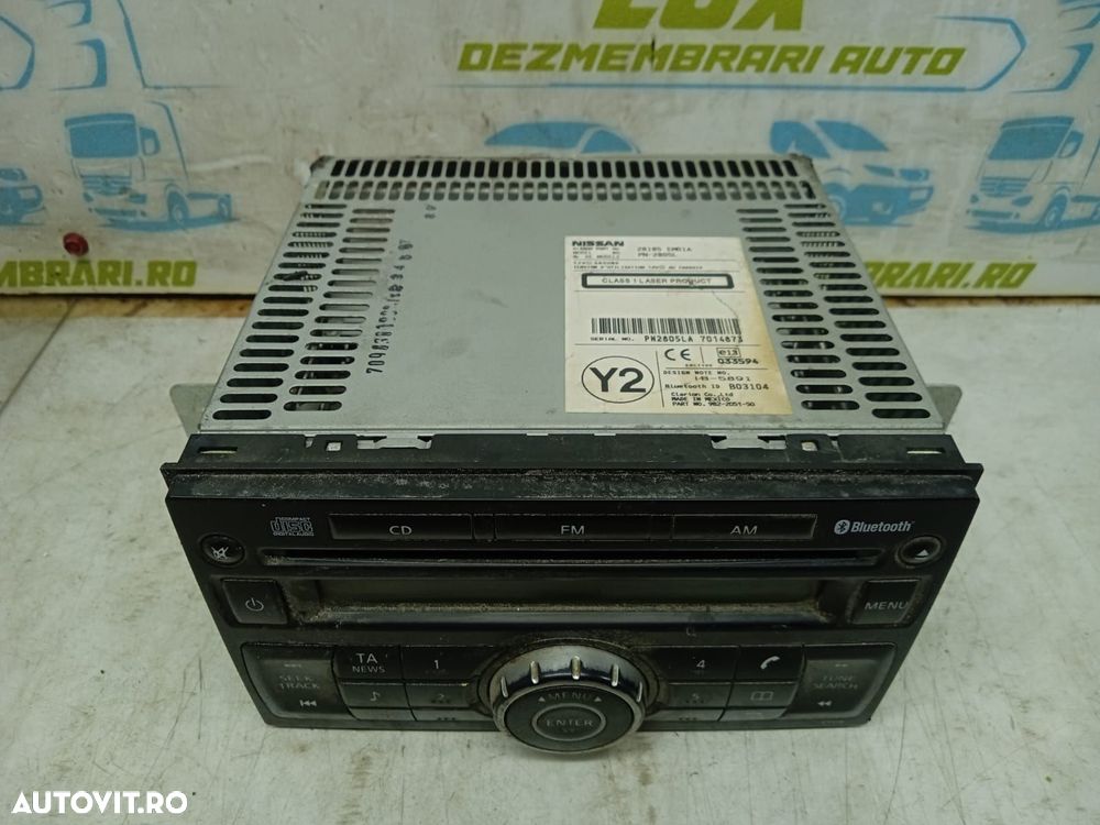 Radio cd player 28185 em01a Nissan Tiida C11 [2004 - 2008] - 1