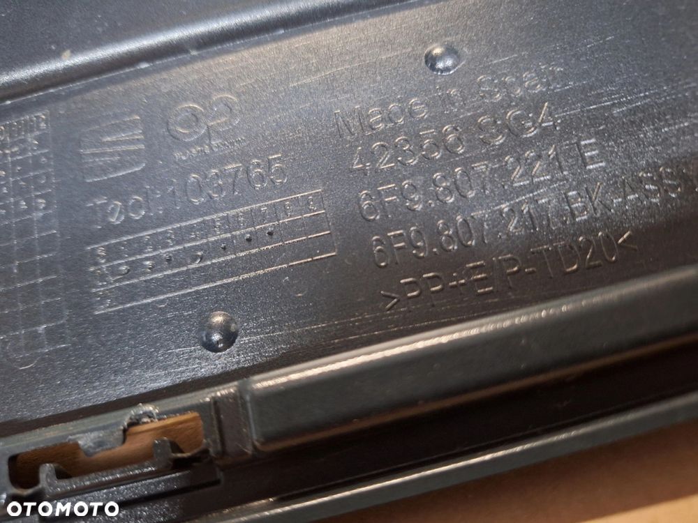 SEAT ARONA LIFT 21-25 ORYG. 6F9807221E ZDERZAK PRZÓD PRZEDNI WYSYŁKA 24h - 10