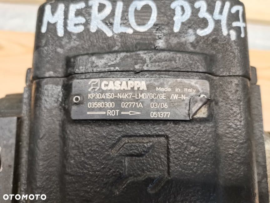 Pompa hydrauliczna Merlo P 34.7 Plus Casappa KP34. 41S0 - 6