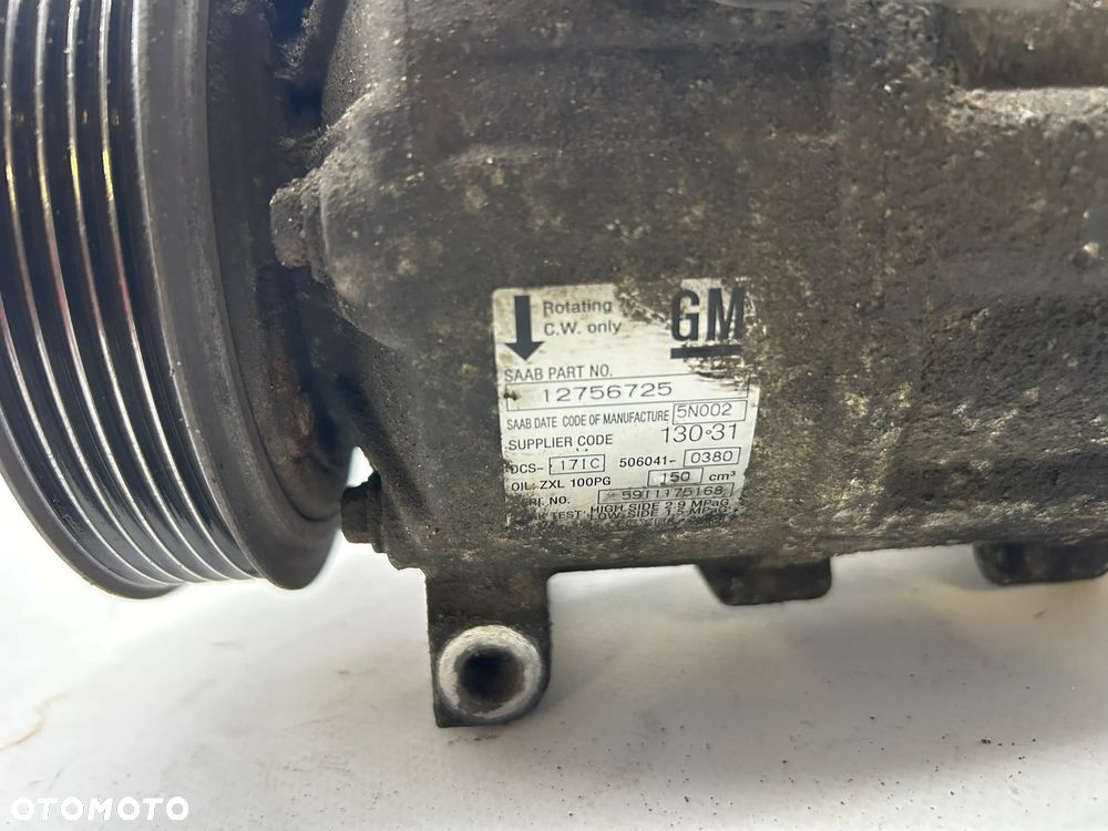 Sprężarka klimatyzacji kompresor Saab 95 2006-2009 1.9 TiD 12756725 - 2