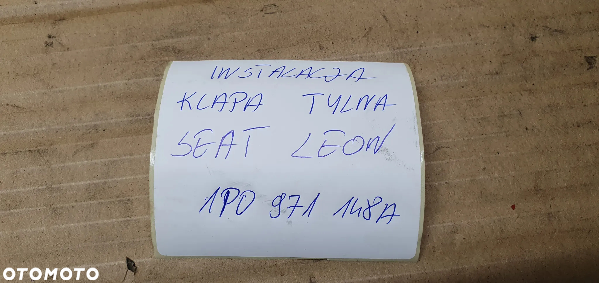 Instalacja wiązka elektryczna klapy bagażnika Seat Leon II 1P0971148A - 9