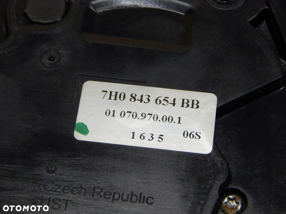vw t5 zamek drzwi przesuwnych prawy 7h0843654bb - 4