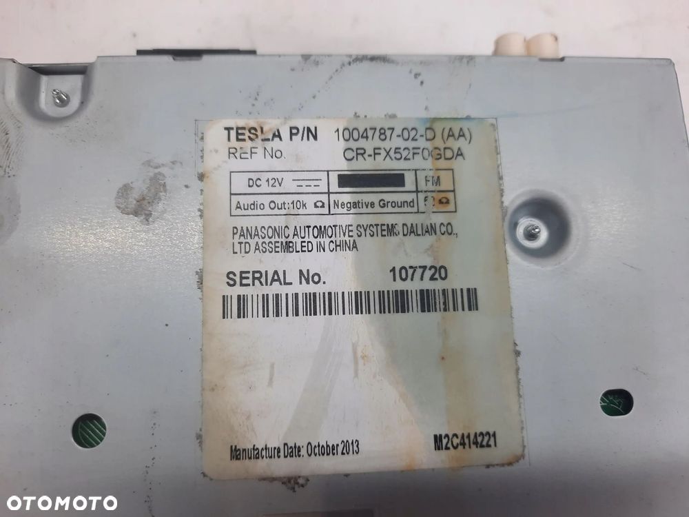Tesla S X TUNER RADIO 1004787-02-D - 3