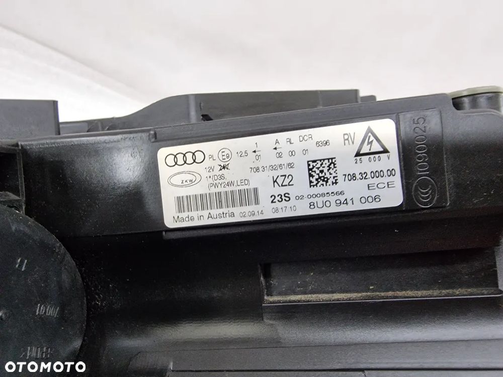 AUDI Q3 BI XENON BIXENON BI-XENON 10-14 PRAWA LAMPA PRZEDNIA PRZÓD , NR 8U0941006 , NR AUKCJI LL41 - 9