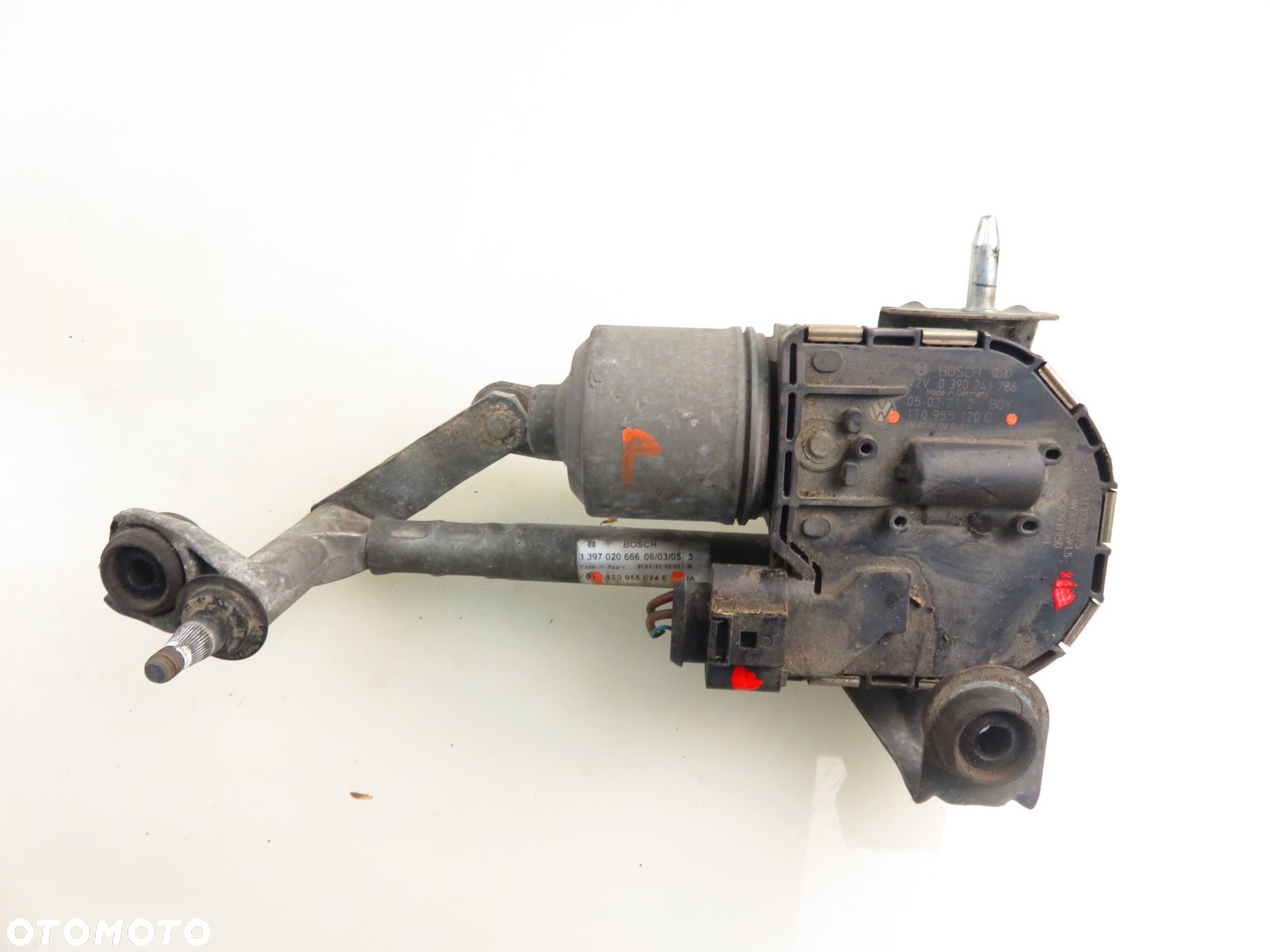 MECHANIZM WYCIERACZEK VW TOURAN I 1T0955024E 1T0955120C - 7