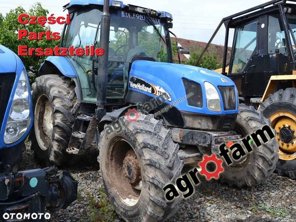 New Holland TS115A części, skrzynia biegów, oś - 1