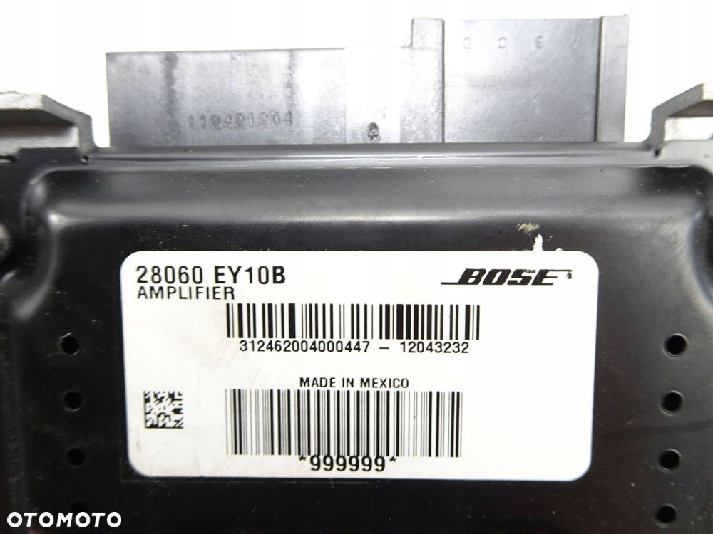 subwoofer głośniki wzmacniacz kpl. nissan qashqai j10 lift 10-13 r. - 15