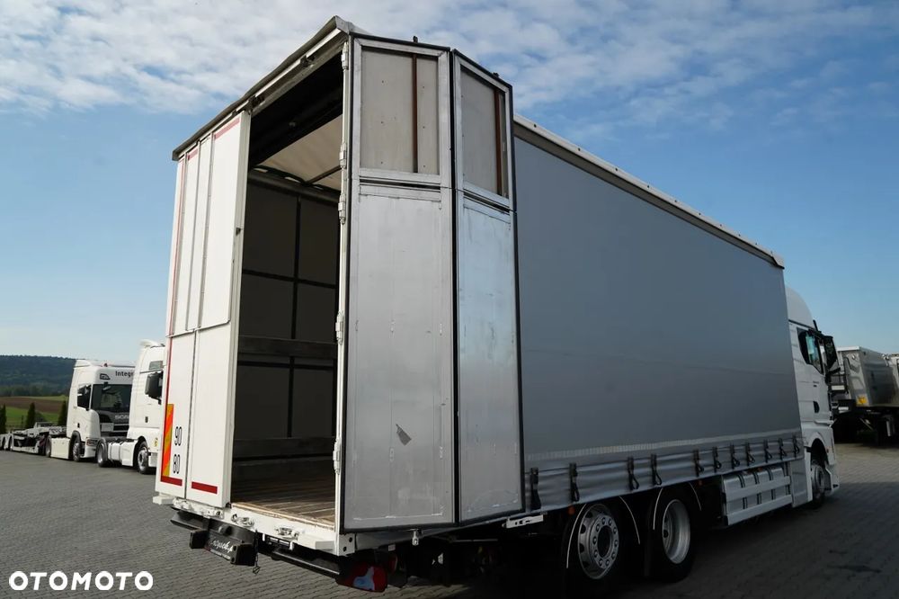 MAN TGX 26.470 / 6x2 / FIRANKA / SOLÓWKA / 6x2 / 120 m3 / OŚ PODNOSZONA / KLIMATYZACJA POSTOJOWA / PODŁOGA SZYNA DESKA / - 15