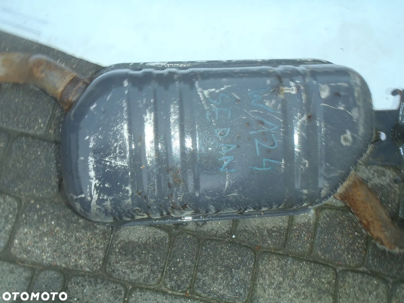 wydech tłumik rura portki kolektory mercedes  w124 124 jak nowy  oryginał posiadam wszystkie części - 15