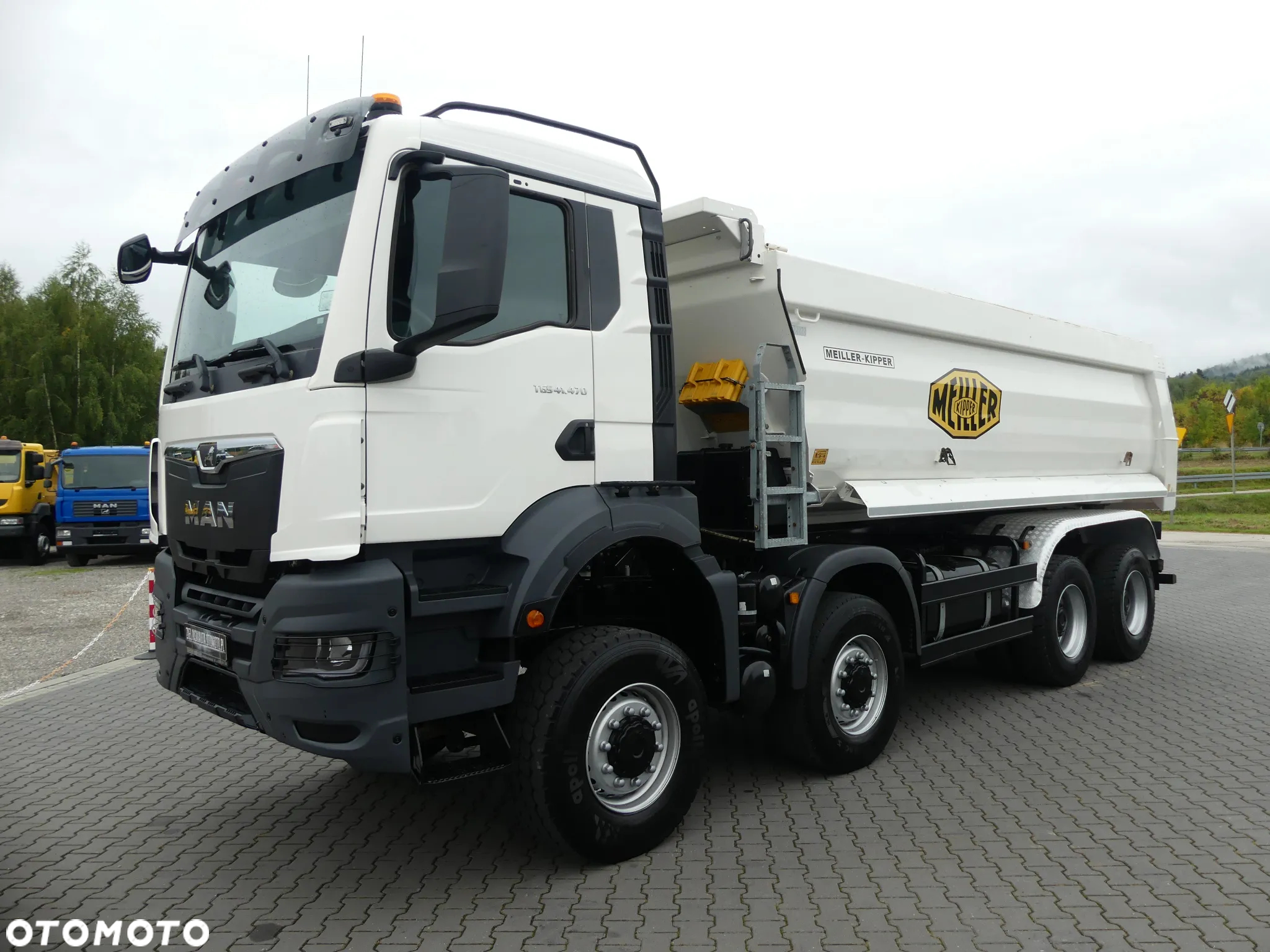 MAN TGS 41.470 / 8x8 / WYWROTKA MEILLER / MANUAL / NISKI PRZEBIEG / - 4