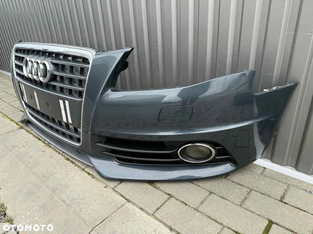 Audi A4 B8 S-Line Zderzak Przód Przedni LZ7H kompletny ładny Xenon 08-11r. - 5