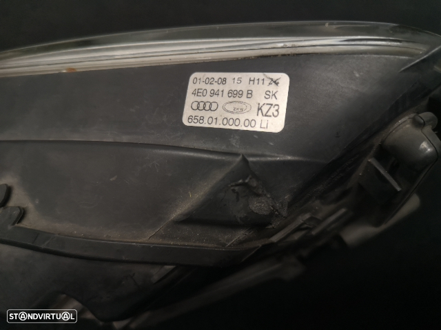 Farol de noveiro originais frente esquerda para Audi A8 d3 4e0 2007-2009 - 4