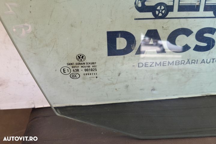 Geam usa fata dreapta 43R-001025 43R-001025 Volkswagen VW Golf 5 [200 - 3
