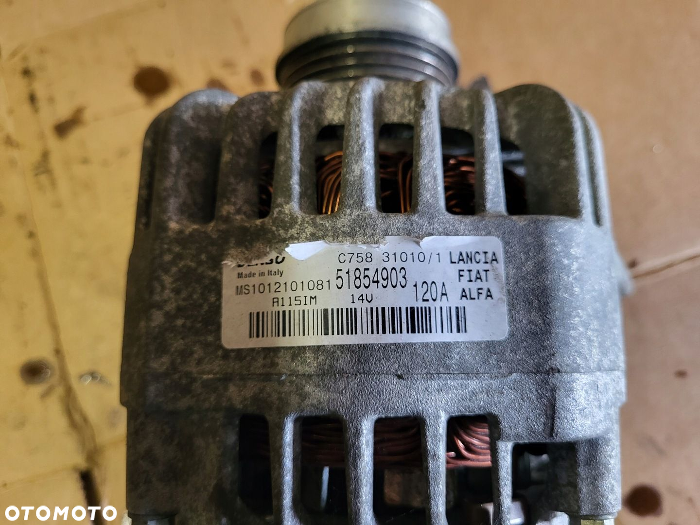 FIAT JEEP ALFA ROMEO 1.4 MULTIAIR ALTERNATOR 51854903 - 4