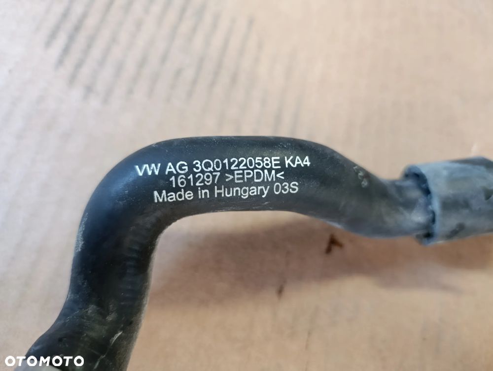 VW GOLF VIII 8 PRZEWÓD WĄŻ POMPA WODY 3Q0122058E 2Q0965567A - 2