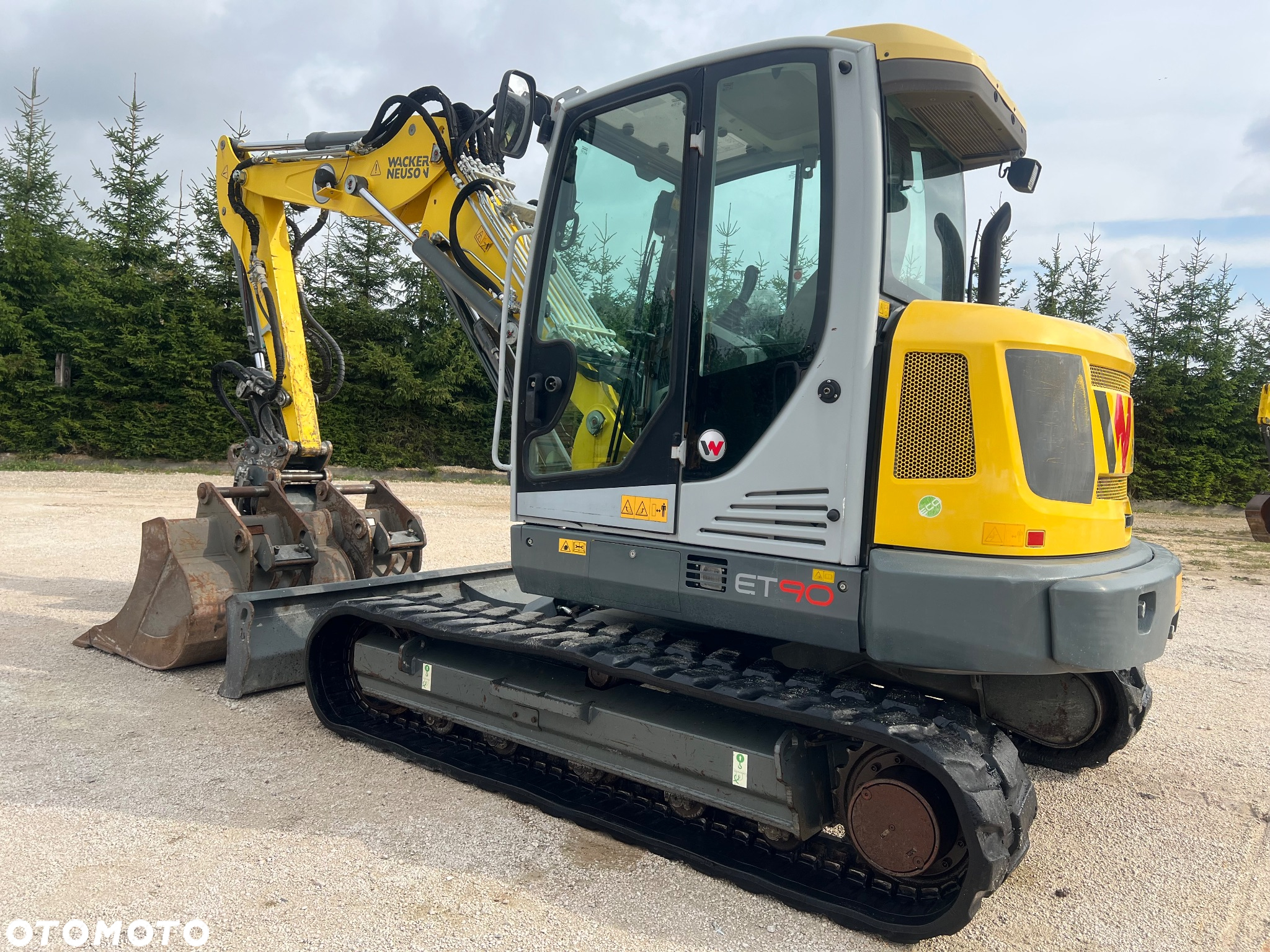 Terex Koparka Gąsienicowa Wacker Neuson ET 90 3xramie łamane SUper SZYBKOZŁĄCZE SW33 Liebherr Likufix + PILOT Klima 3x łyżki Cat 313 308 310 DEUTZ Volvo ECR 88 Jcb - 31