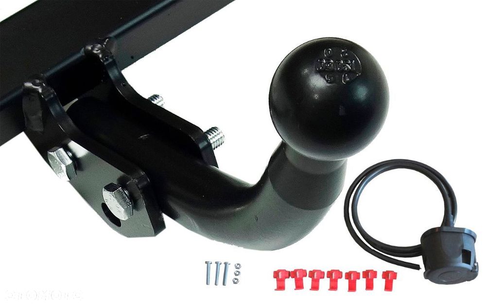 KOMPLETNY NOWY HAK HOLOWNICZY WIĄZKA + KONEKTORKI  TOYOTA YARIS 1 I 3+5 DRZWI od 1999 do 2006 + FL - 6