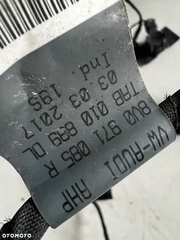 AUDI S3 8V WIĄZKA PDC Z CZUJNIKAMI ZDERZAKA CZUJNIKÓW PARKOWANIA PRZÓD 8V0971085R - 3