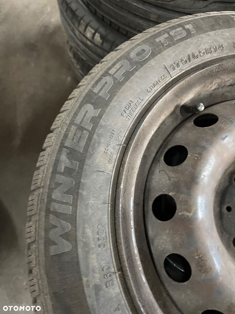 KOŁA OPONY CITROEN PEUGEOT 4x108 ET24 175/65 R14 WINTER PRO 2020 rok opon 6-6.5 min - 3