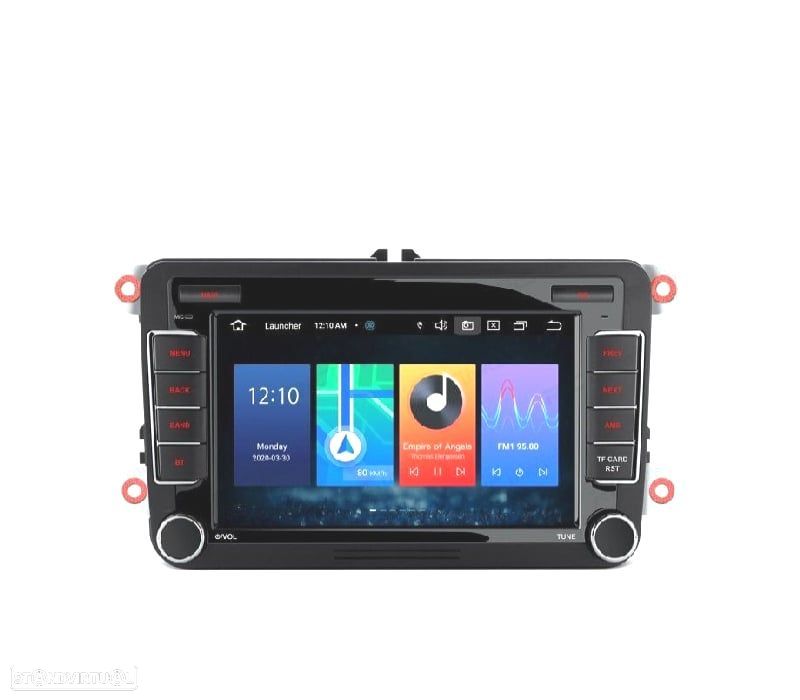 AUTO RÁDIO GPS ANDROID 14 VOLKSWAGEN VW PARA SKODA SEAT - 8