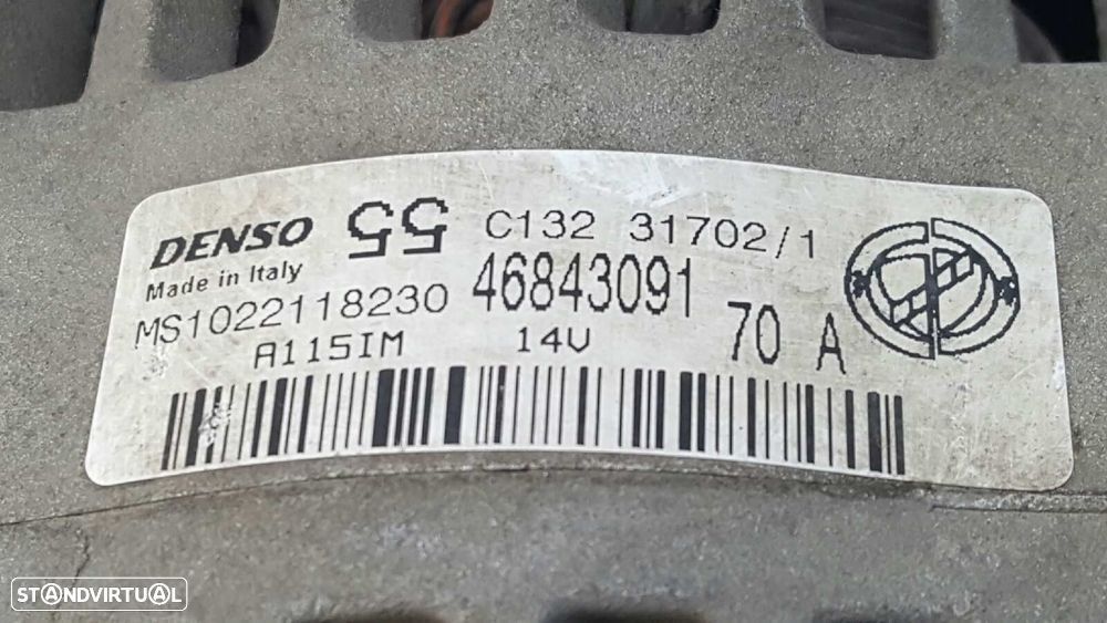 ALTERNADOR FIAT PUNTO BERLINA (188) 1.2 8V ELX (I) - 2