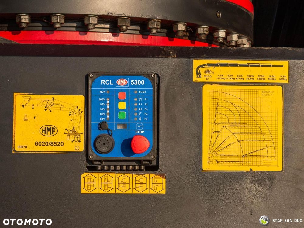 MAN TGA 41.480 8x8 HMF 8520K-0 HDS Fly Jib Żuraw 2018 rok - 17