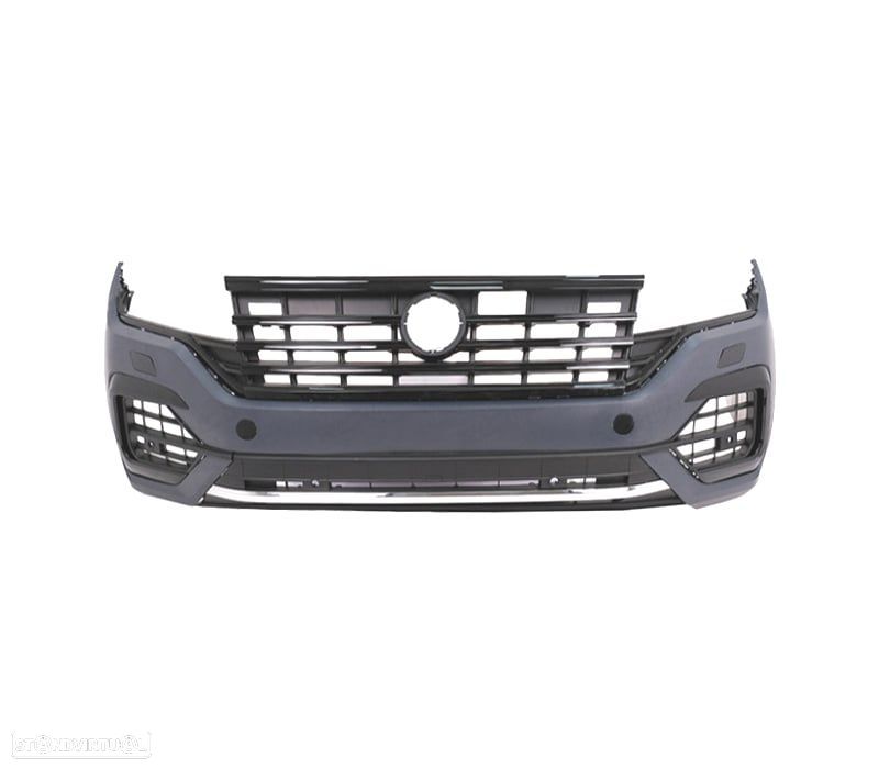 PARA-CHOQUES FRONTAL VOLKSWAGEN VW TOUAREG 20- LOOK R LINE - 2