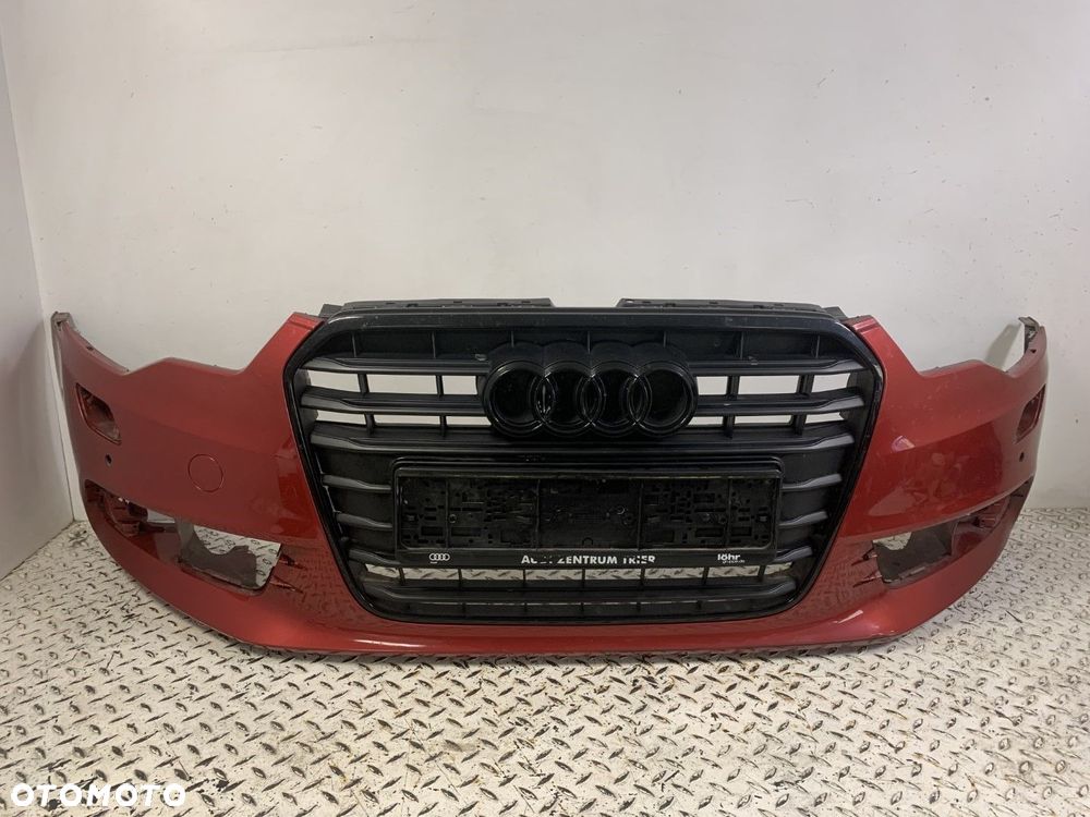ŁADNY NIEUSZKODZONY ZDERZAK GRILL PRZEDNI PRZÓD AUDI A6 C7 4G0  11-14 6xPDC 4G0807437 - 2