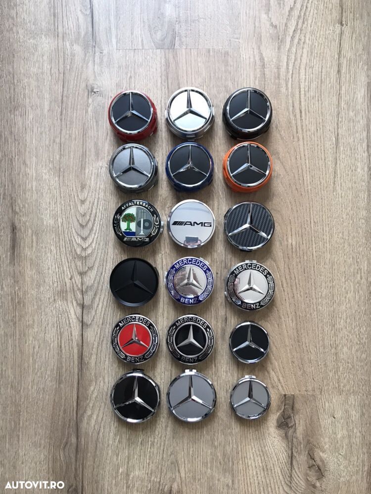 Capace Roti Jante compatibil Mercedes Benz Amg 75mm si 60mm - 1