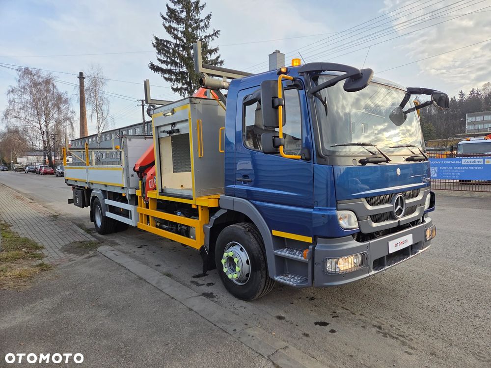 Mercedes-Benz ATEGO 1624 // PALFINGER PK12001 PILOT RADIOWY // 3 WYSUWY // HDS ŻURAW DŹWIG // 131.000km EURO 5 // MOŻLIWA ZMIANA ZABUDOWY - PRZEBUDOWA - 18