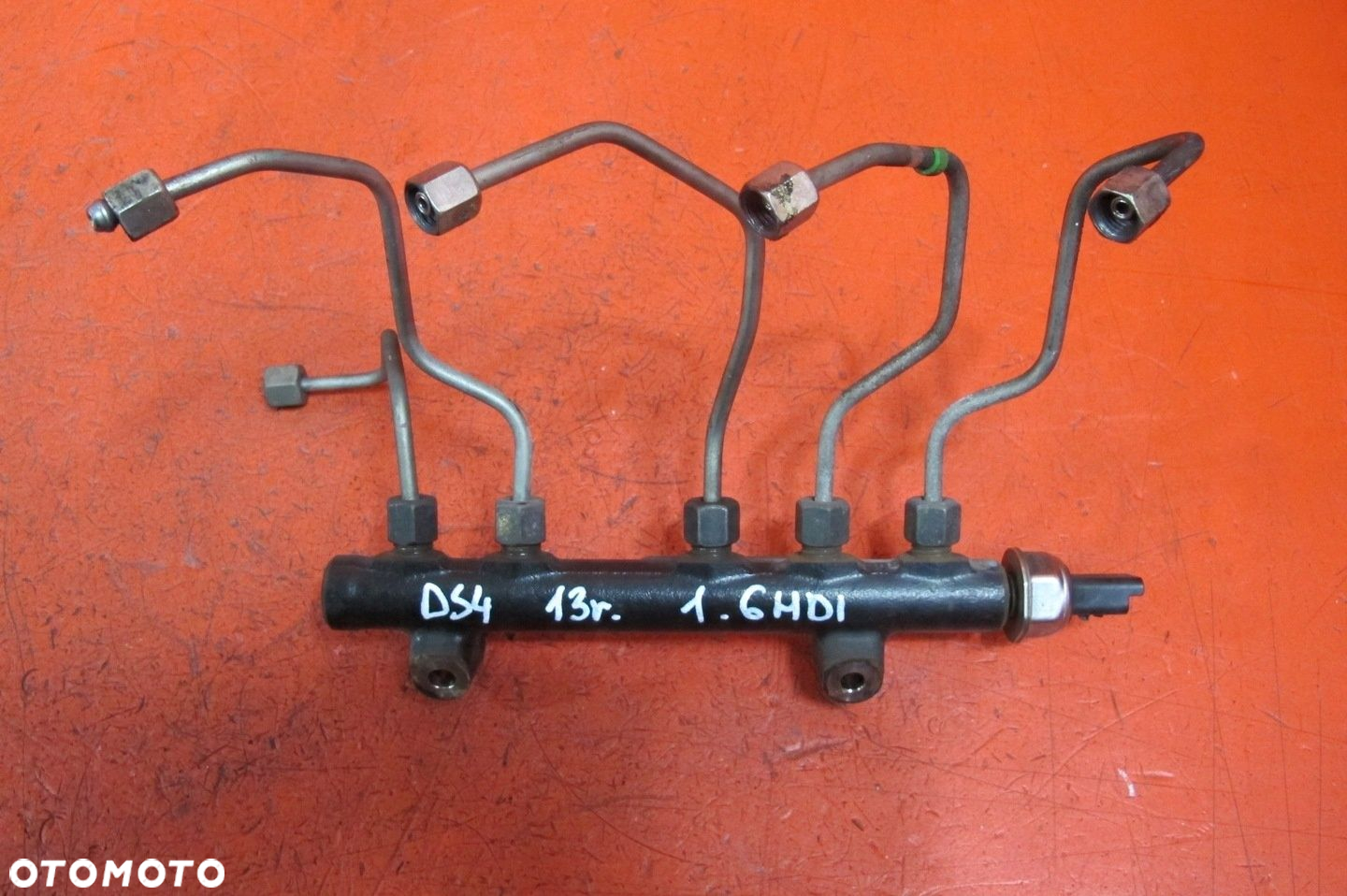 CITROEN DS4 I NX 11- 1.6 HDI 9HD C4 II B7 LISTWA WTRYSKOWA CZUJNIK PRZEWODY - 3