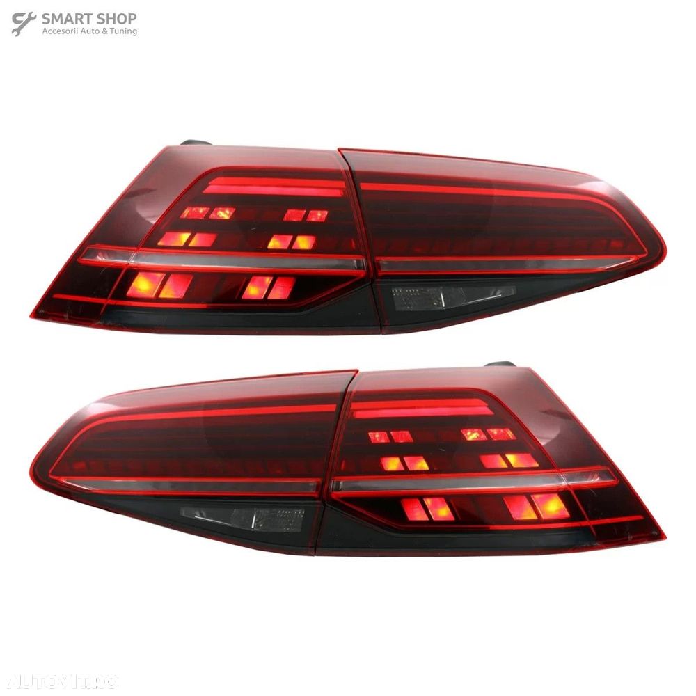 Stopuri Full LED compatibil cuVW Golf 7 & 7.5 VII (2013-2019) Facelift - 7