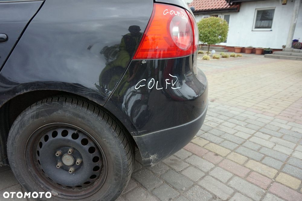 ZDERZAK TYLNY GOLF V 5D HB LC9Z  CZARNY VOLKSWAGEN 2003-2009 - 3