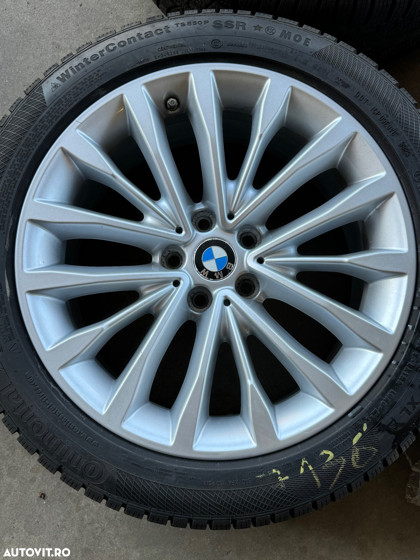 Vând jante originale BMW G30 520xdrive pe 18” cu anvelope de iarnă ca noi - 2