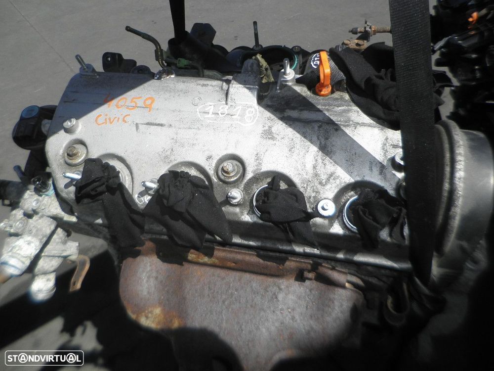 Motor D16V1 HONDA CIVIC 7 2001 1.6I 110CV 5P BORDEUX - 5