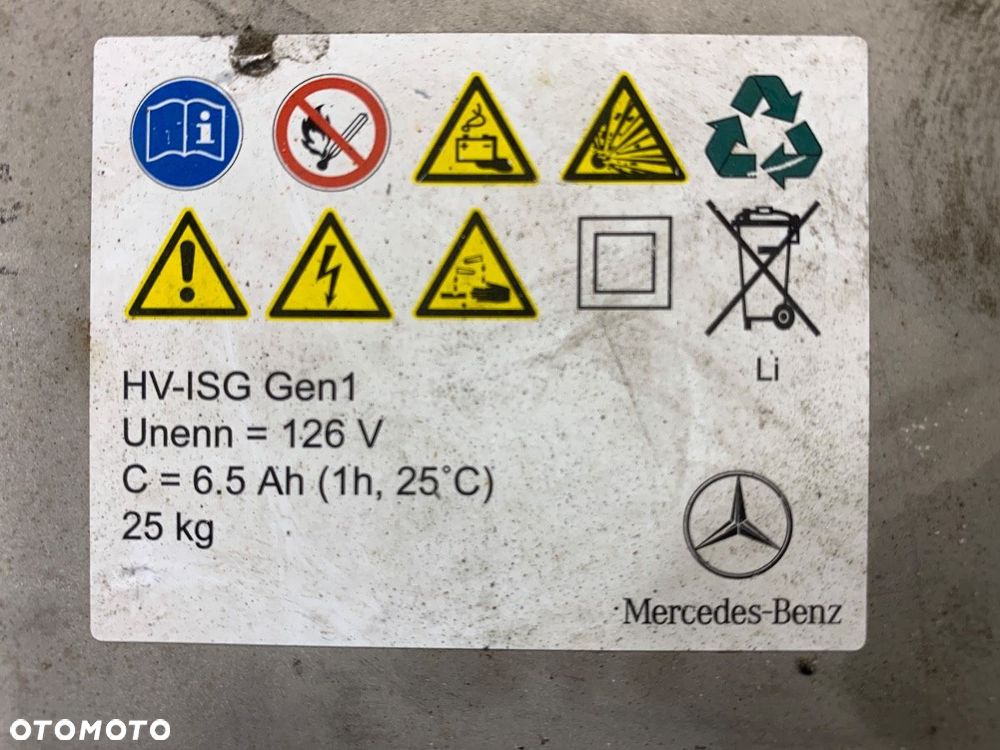 BATERIA HYBRYDA  MERCEDES-BENZ KLASA S (W221) 2005 - 2013 S 400 Hybrid 220 kW [299 KM] Hybryda - 9